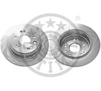 2x Disco freno Assale posteriore pieno BS-8404C OPTIMAL per HONDA STREAM FR-V