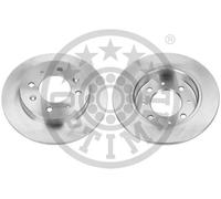 2x Disco freno Assale posteriore pieno BS-8532C OPTIMAL per KIA