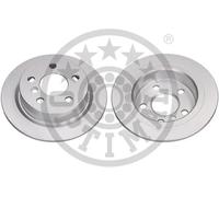 2x Disco freno Assale posteriore pieno BS-9144C OPTIMAL per MINI MINI