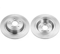 2x Disco freno Assale posteriore pieno BS-9168C OPTIMAL per FORD