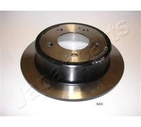 2x Disco freno Assale posteriore pieno DP-S02 JAPANPARTS per SSANGYONG KYRON