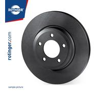2x Disco freno Assale posteriore pieno RT 1487-GL ROTINGER per BMW X5