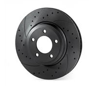 ROTINGER 2x Disco Freno Posteriore Ø244.7 MM Pieno Forati per Audi A4 8EC B7 2.0