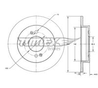 TOMEX brakes TX 73-38 Disco freno