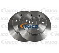 2x Disco freno Assale posteriore pieno V10-40081 VAICO per MERCEDES-BENZ VW