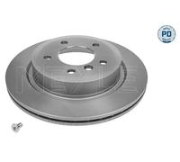 2x Disco freno Assale posteriore ventilato 315 523 0036/PD MEYLE per BMW