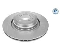 2x Disco freno Assale posteriore ventilato 315 523 0056/PD MEYLE per BMW 7