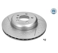 2x Disco freno Assale posteriore ventilato 315 523 0061/PD MEYLE per BMW 3