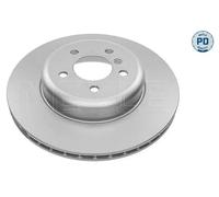 2x Disco freno Assale posteriore ventilato 383 523 1006/PD MEYLE per BMW 3