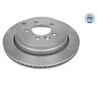 2x Disco freno Assale posteriore ventilato 53-15 523 0011/PD MEYLE