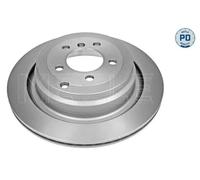 2x Disco freno Assale posteriore ventilato 53-15 523 0012/PD MEYLE