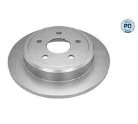 2x Disco freno Assale posteriore ventilato 57-15 523 0002/PD MEYLE per JEEP