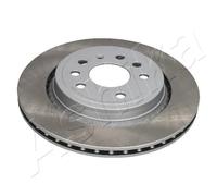 2x Disco freno Assale posteriore ventilato 61-00-006C ASHIKA per CADILLAC SAAB