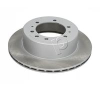 2x Disco freno Assale posteriore ventilato 61116C JAPKO per NISSAN PATROL GR IV
