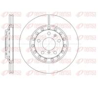 2x Disco freno Assale posteriore ventilato 61155.10 REMSA per VW AUDI
