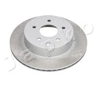 2x Disco freno Assale posteriore ventilato 61158C JAPKO per NISSAN RENAULT