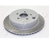 2x Disco freno Assale posteriore ventilato 61264C JAPKO per TOYOTA SUBARU