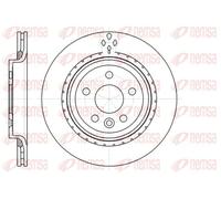 2x Disco freno Assale posteriore ventilato 61305.10 REMSA per VOLVO V60 I S80 II