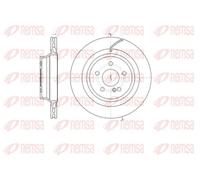 2x Disco freno Assale posteriore ventilato 61404.10 REMSA per MERCEDES-BENZ CLS