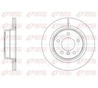 2x Disco freno Assale posteriore ventilato 61495.10 REMSA per BMW 3 1 3 Touring