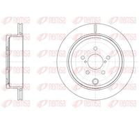 2x Disco freno Assale posteriore ventilato 61536.10 REMSA per SUBARU LEGACY V