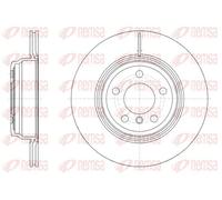 2x Disco freno Assale posteriore ventilato 61547.10 REMSA per BMW 4 Cabriolet 3