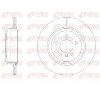 2x Disco freno Assale posteriore ventilato 61550.10 REMSA per BMW 5 5 Touring
