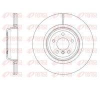 2x Disco freno Assale posteriore ventilato 61599.10 REMSA per BMW 5 Gran Turismo