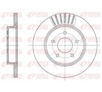 2x Disco freno Assale posteriore ventilato 61623.10 REMSA per NISSAN X-TRAIL III