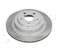 2x Disco freno Assale posteriore ventilato 61705C JAPKO per SUBARU OUTBACK