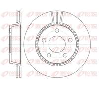 Remsa Disco freno 6356.10 Ventilato Ø269 mm Posteriore - 2x