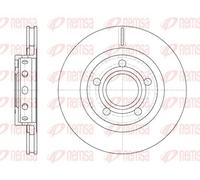 2x Disco freno Assale posteriore ventilato 6822.10 REMSA per AUDI A8 D2