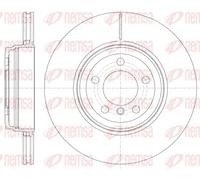 Remsa Disco freno 6852.10 Ventilato assale posteriore – 2 pezzi
