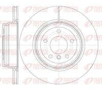 REMSA Disco freno 6976.10 posteriore ventilato Ø336 mm 2x per BMW 3