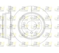 2x Disco freno Assale posteriore ventilato 6977.10 ROADHOUSE per BMW X1 3 1