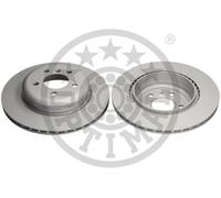 2x Disco freno Assale posteriore ventilato BS-9358HC OPTIMAL per BMW 5 5 Touring