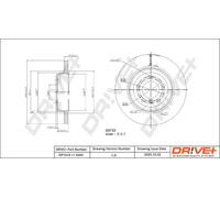 2x Disco freno Assale posteriore ventilato DP1010.11.0400 Drve+ per BMW 5 6