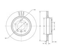 2x Disco freno Assale posteriore ventilato TX 71-57 TOMEX Brakes per BMW 3
