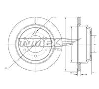 TOMEX brakes TX 73-70 Disco freno