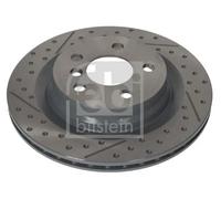 2x Disco freno Assale posteriore ventilazione interna 181539 FEBI BILSTEIN
