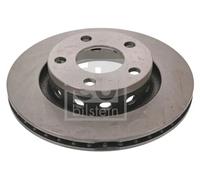 2x Disco freno Assale posteriore ventilazione interna 43869 FEBI BILSTEIN per VW