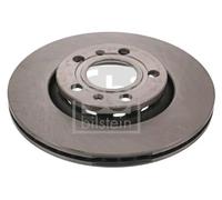 2x Disco freno Assale posteriore ventilazione interna 43921 FEBI BILSTEIN per VW