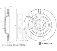 Blue Print Disco freno ADBP430108 assale posteriore ventilazione interna 2 pezzi per Tesla Model 3