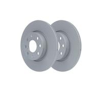 2X Disco Freno Ate 24-0112-0184-1 per Fiat Opel Vauxhall Assale Anteriore