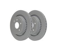 2X Disco Freno Ate 24-0122-0261-1 per Volvo Assale Posteriore