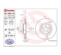 Brembo Disco Freno 09493940