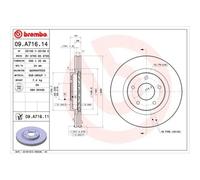 09.A716.14 Disco freno Brembo