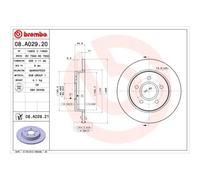 2x Disco Freno BremboPrime Line per Ford Ford (changan) Mazda (changan)