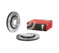 2x Disco Freno BremboPrime Line - Uv Coated per Citroën Opel Peugeot DS