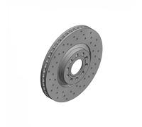 2x Disco freno con ventilazione esterna 100.1249.52 ZIMMERMANN per AUDI SEAT